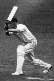 Derbyshires Cliff Gladwin appearing for the Players Cricket Old Photo