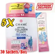 5X CHAME Krystal Collagen Anti Aging Nourish Bone Nail Hair Joint Skin 150 Sac
