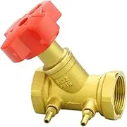 3/4inch Brass Double Regulating Balance Flow Meter Valve Manual Digital Control Circuit Balancing Valves