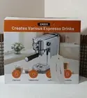 Espresso Coffee Machine 20 Bar High Press with Milk Frother Silver