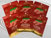 6 Holler & Glow Shea Butter Elf Shoe Printed Foot Masks -CUTE STOCKING STUFFERS!