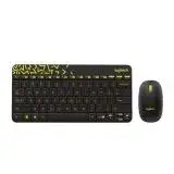 【快速到貨】羅技Logitech MK240無線鍵盤滑鼠組(黑色/黃邊)*