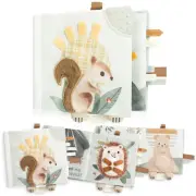 Soft Baby Book with Touch and Feel Pages - Cute Sensory Book for Babies 0-6, ...