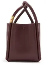 Boyy Lotus 14 Leather top Handle bag - Burgundy ONE SIZE