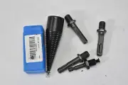Firewood Wood Splitter Drill Bit Pack 5 Piece Set 32mm Hex Shank Kindling Cone