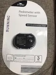 Crane RUNNING Pedometer Blue with 3G Speed Accel Sensor Step Counter Progress
