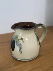 NEW Lucienne De Mauny Studio Pottery Pottery 1/2 Pint Cream Milk Jug/Vase