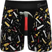 Shinesty Hammock Support Mens Boxer Briefs | Underwear Flyless | Anti-Chafing, Moisture Wicking