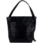 【ISSEY MIYAKE 三宅一生】BAOBAO 皮紋方5X6斜背包(黑色)