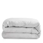 Aqua Linen Duvet Cover Set, Full/Queen