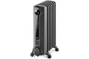 Delonghi Radia S Digital TRRS0715EG 1500W Oil Column Heater with Timer - Grey