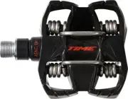 Time ATAC DH 4 Pedals - Dual Sided Clipless with Platform, Aluminum, 9/16", Blac