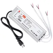 LED Driver 300 Watts (100W X3) 25A Waterproof IP67 Power Transformer Adapter ...