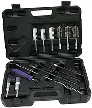 Okiyakusama Fuel Injector Base Cleaner Set Injector Cleaning Set Injector Seat Hole Cleaning Set Universal Auto Fuel Injector Cleaner Set