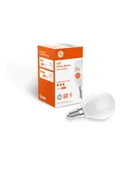 GE 4.2W LED Opal SES Fancy Round Warm White Globe