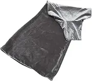 SOESFOUFU Elegant Velour Mannequin Cloth Cover for Female Upper Body Display Lightweight Fabric for Clothing Stores Jewelry Displays Fashion Events Grey Model Cover