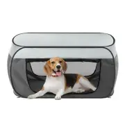 Portable Soft Dog Crate Pop Up Collapsible Dog Cat Kennel Travel Dog Enclosur...