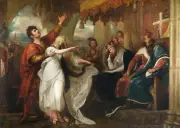 Benjamin West - Hamlet- Act IV Giclee Fine Art Print on Canvas Wall Decor 36"