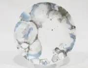❤️ 1 Corelle LUMOS 8.5" LUNCH SALAD PLATE Sparkling Droplet Bubbles Muted Colors
