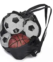 Soccer Bags for Treats Footbal Basketball Mesh Bag for Coaches Large Capacity