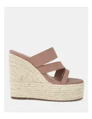 [Novo Shoes] Wednesday Wedges in Almond