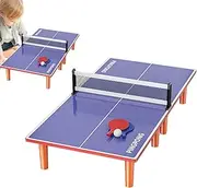 Compact Pong Table | Portable Table Tennis Set | Pong Set for | Weatherproof -Pong Table with 2 Paddles and 1 Ball for, ADU