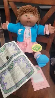 Vintage NEW African American Cabbage Patch Doll Birth Certificate, Original...