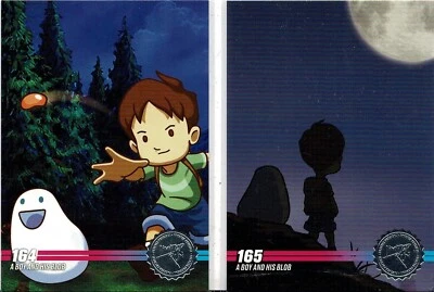 A Boy and His Blob #164 #165 Limited Run Game Silver Trading Card New Mint