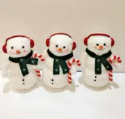 3 pcs Christmas 7.25" Plush Snowman Target Bullseye Playground 2024