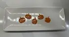 Pottery Barn Jack-O-Lantern Whimsy Stoneware Cookie Platter New Box Halloween
