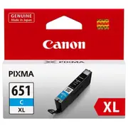 Canon CLI651XLCOCN Ink Cartridge - Cyan High Yield - 750 Pages - for Canon PIXMA [CLI651XLCOCN]