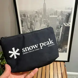 化妝包22*13.5*18cm 露營戶外品牌系列 snow peak 桃皮絨