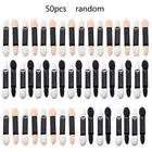 50Pcs Double Sided Eye Shadow Sponge Applicator Eye Brow Make Up Brush Portable