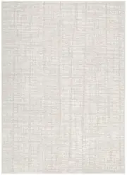 Toscana Distressed Lines Grey Beige Rug