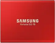 Samsung 1TB T5 Portable SSD Red