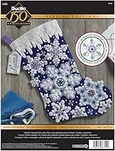 Bucilla Sparkle Snowflake Stocking Kit