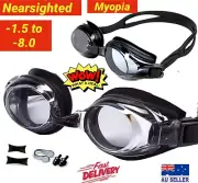 Prescription Swimming Goggles Myopia Adult Kids Quality Anti-fog -1.5 to -8.0