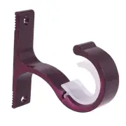 2 PCS Ceiling Curtain Rod Brackets Holders Drapes Shower Hook