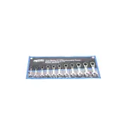 SP Tools 11Pcs Gear Drive ROE Spanner Set 15 Degree Offset Stubby Metric Wrench