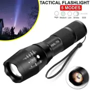 XML-T6 Tactical Flashlight Torch Super Bright Camping LED Zoomable Torch