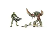 HALO 4" World of HALO Two Figure Pack Master Chief vs. Flood Tank Form Infection Forms