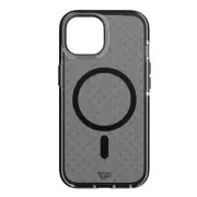 Tech 21 Evo Check w/MagSafe Case for iPhone 15 Pro - Smokey Black