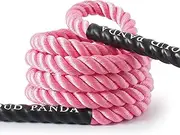 Heavy Jump Ropes for Fitness 2LB/3LB/5LB,Weighted Adult Skipping Rope Exercise Battle Ropes for Men & Women,Total Body Workouts, Power Training in Gym to Improve Strength and Building Muscle