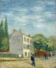 Vincent van Gogh - Restaurant Rispal Painitng Canvas Print wall home Decor