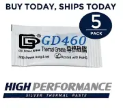 5PC LOT 0.5G High Performance Silver Thermal Paste Compound Grease CPU GPU Gray