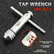 Engineers M5-M12 Reversible Bar T-Handle Die Set Ratchet Tap Wrench WS