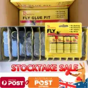 4-48 Rolls Insect Bug Fly Paper Catcher Trap Ribbon Strip Sticky Tape Flies