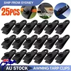 25PCS Awning Tarp Tent Clips Canvas Clamps Heavy Camping Survival Grip Tool AU