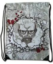 Attack On Titan SD Anime Draw String Tote Bag GE-82269