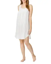 Eileen West Cotton Ruffle Hem Nightgown